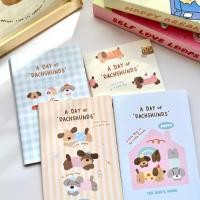 ราคา สมุดโน๊ต สมุดจดบันทึก ขนาด A5 สมุดโน๊ตลายน้องหมาน่ารัก (43407837925)