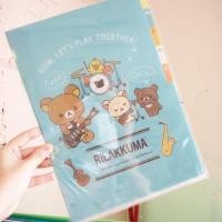 ราคา แฟ้มสอด 5 ช่อง ขนาด A4 ลาย rilakkuma (20312474811)
