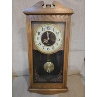 ราคา นาฬิกาแขวน seiko ไม้แท้แนววินเทจ มือสอง (40806625865)