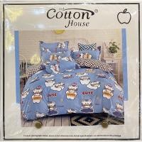 ราคา ผ้าปูที่นอน Cotton house 5 ฟุต ครบชุด5ชิ้น ลายน่ารัก (ผ้าปู+ปลอกหมอน+ปลอกหมอนข้าง)ราคาถูก (12368392740)