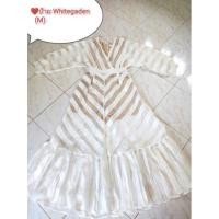 ราคา งานป้าย white garden size m (21402464046)