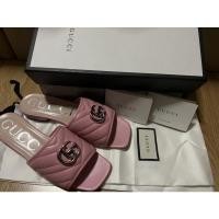ราคา รองเท้าGucci Slide Sandleแท้1000000% สีชมพู (22309132169)