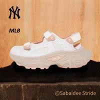 ราคา ของแท้ 100% NY MLB Winner Chunky Mask Pink sandals 3ASDW0153-50WHS (55753403206)