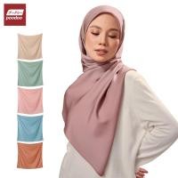 ราคา poodoo ผ้าคลุมผม สำหรับผู้หญิง ขนาด 110x110cm. ผ้าโพกหัวผู้หญิง ผ้าคลุมฮิญาบ (18989045663)