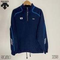 ราคา ❄️Descente แจ็คเก็ตวอร์มแขนยาวซิปบน สีน้ำเงินเข้มสวยๆ อก 50” สินค้ามือสองราคาไม่แพงง❄️ (4117073943)