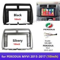 ราคา สําหรับ Perodua Myvi 2015-2017 10 นิ้ว 2din Android Player ปลอกพร้อมซ็อกเก็ตสีดํา/Silvery (26417436848)