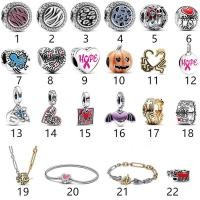 ราคา Van Pandora จักรพรรดิลูกปัดเงินสเตอร์ลิง 925 รถฟักทองฮาโลวีนคริสต์มาสหลวมลูกปัด DIY สร้อยข้อมือจ (28556525378)