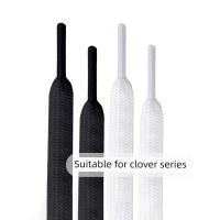 ราคา เชือกรองเท้า สายเชือกรองเท้า เชือกผูกรองเท้าแบบแบน adidas Originals สีขาวและดำ สำหรับรองเท้าผู้ชายและผู้หญิง (53205904090)