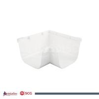 ราคา SCG ครอบมุม 90 องศา Deluxe สีขาว อุปกรณ์รางน้ำฝนไวนิล เอสซีจี รุ่น Deluxe สำหรับรองรับ และระบายน้ำฝนจากหลังคา (50650337018)