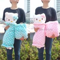 ราคา หมอนข้าง ผ้าห่ม Kitty คิตตี้ 22นิ้ว (103143956)