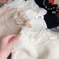 ราคา สเวตเตอร์สไตล์ชาแนล แขนยาว สำหรับผู้หญิง งานปักลูกไม้คุณภาพสูง เหมาะสำหรับฤดูหนาว (51504891471)