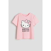 ราคา H&M(เอชแอนด์เอ็ม) เสื้อยืดลายพิมพ์ เด็กหญิง 1036269_3 (24897941730)