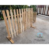 ราคา รั้วไม้สัก รั้วแต่งสวน แผงกั้น คอกสัตว์เลี้ยง (9216357397)