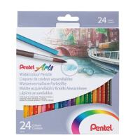ราคา ชุดสีไม้ระบายน้ำ PENTEL รุ่น ARTS คละสี (24 สี/กล่อง) (9280176184)