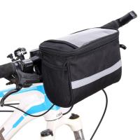 ราคา LA Bicycles กระเป๋าเก็บของหน้ารถพร้อมสายคล้องบ่ากันน้ำ สำหรับติด-frame หน้าจักรยาน (56752428009)