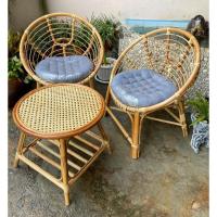 ราคา ชุดโต๊ะเก้าอี้หวาย คาเฟ่ (22383413661)