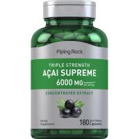 ราคา PipingRock Acai Supreme 6,000 mg. (180Capsules) อาซาอีเบอร์รี่ (10594829473)