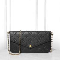 ราคา สินค้าแท้มือสอง Louis Vuitton women's bag กระเป๋าหลุยส์วิตตองสายโซ่ ซองบรรจุภัณฑ์ กระเป๋าสะพายข้าง N64064 (41550070831)