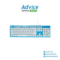 ราคา OKER USB KEYBOARD (คีย์บอร์ด) KB-518 BLUE - A0123533 (24174930770)