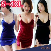 ราคา S-4XL 4สี.. ชุดเซ็กซี่สีแดง สุดแซกผ้ากำมะหยี่ ชุดเดรสกำมะหยี่ เดรสคนอ้วน เดรสสาวอวบ Oricoshop 7420 7421 7401 8385 (788001521)