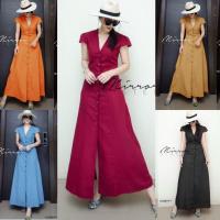 ราคา ♥️12306 ♥️เดรสยาว เดรสทำงาน แม็กซี่เดรส ใส่ทำงาน ใส่เที่ยว ชุดทำงานชุดสุภาพ (5076425912)