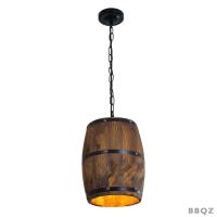 ราคา [Bbqz01] โคมไฟเพดานบาร์เรลโป๊ะโฮมออฟฟิศบาร์ตกแต่งโป๊ะโคมไฟ (48605656927)