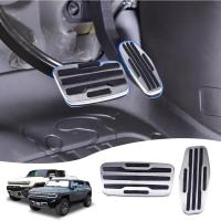 ราคา ฝาครอบเหยียบใช้งานร่วมกับ 2022-2024 Hummer EV SUV Pickup Accessories Accelerator Gas and Brake Pedal Covers, Premium Anti-Slip Gas and Brake Pedals (Stain (56504415320)