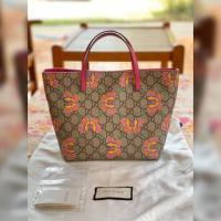 ราคา ✨Gucci tote kid 2018 ลายผีเสื้อUsed very Like New‼️ ✅ (3819446099)
