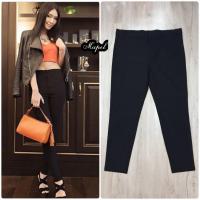 ราคา กางเกงขายาว สกินนี่ กางเกงคนอ้วนไซส์ใหญ่ เอว34-44" กางเกงสกินนี่ ผ้าลาย2 ผ้าหนายืดเยอะ ใส่เที่ยว. ใส่ทำงาน (7285869666)