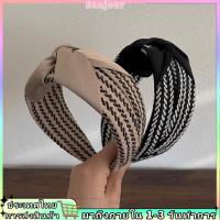 ราคา ที่คาดผมแฟชั่นขอบกว้างสำหรับผูกปม ตกแต่งด้วยเครื่องประดับหรูหรา สตรี (40625434962)