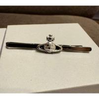 ราคา วิเวียน มือสอง Vivienne Westwood Suzon ORB Tie Clip - Rhodium/Ruthenium (48300237857)
