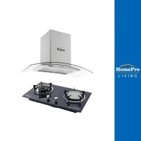 ราคา [จัดส่งพร้อมติดตั้ง] DYNA HOME เตาฝัง+เครื่องดูดควัน DF922+DH0390 จัดส่งโดย HomePro (19684927842)