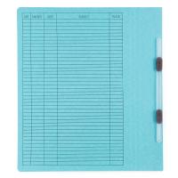 ราคา แฟ้มเจาะสันพับ A4 ลิ้นพลาสติก ฟ้า ใบโพธิ์ 403 (19927457270)