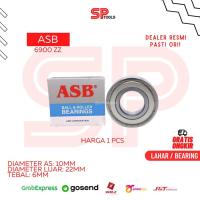 ราคา LAHAR / BEARING ASB 6900ZZ 6900 ZZ IRON CAP 10MM X 22MM x 6MM (53506285105)