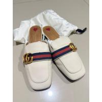 ราคา gucci leather slipper size.37 (23-24cm) (27224710567)
