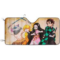 ราคา ม่านบังแดดหีบเพลงตัวละครดาบพิฆาตอสูรสําหรับกระจกหน้ารถ | ตัวป้องกันที่บังแดดแบบพับได้สําหรับรถยนต์รถบรรทุก รถเอสยูวี | บล็อก UV Rays และ Sun Glare | ของขวัญและของสะสมมังงะอนิเมะ (41376915795)