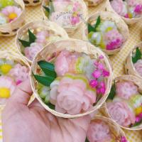 ราคา เข่งสานไม้ไผ่ เข่งจิ๋วขนาด3" ขนาด4" ขนาด8.5ซม. ขนาด8ซม. สำหรับใส่ขนมเข่ง ก๋วยเตี๋ยวหลอด ขนมจัดเบรค จักสาน (29004147300)