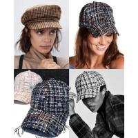 ราคา หมวกแก๊ป Zara Tweed Plaid / แบรนด์ออริจินัล (27517527538)