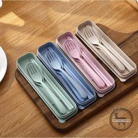 ราคา ช้อนส้อม ชุดช้อมส้อม ตะเกียบ พร้อมกล่อง แบบพกพา สีพาสเทล (4936263208)