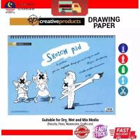 ราคา [CP] กระดาษวาดรูป/ Sketch Pad B4 Book (15S) (21880107541)