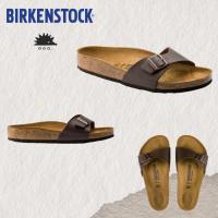 ราคา ♞,♘BIRKENSTOCK Madrid BF Dark Brown รองเท้าแตะ W สีน้ำตาลเข้ม{ของแท้ 100 %} IKF (26440624132)