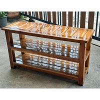 ราคา ม้านั่งไม้สัก ชั้นวางของอเนกประสงค์(ไม้สัก) #ชั้นวางรองเท้า #ชั้นวางทีวี (10318915935)