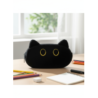 ราคา กระเป๋าใส่ดินสอลายแมวดําพร้อมจี้ สําหรับนักเรียนมัธยม อุปกรณ์การเรียน (26342831244)