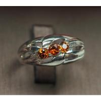 ราคา แหวนพลอยแท้โกเมนสเปคซาร์ไทต์สีส้ม (3960) (26131724996)