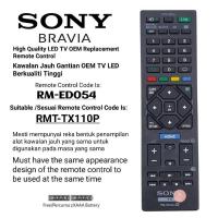 ราคา Sony Bravia แผงแบน Led Lcd TV เปลี่ยนรีโมทคอนโทรล RM-ED054 RMT-TX110P (29734579992)