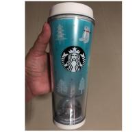 ราคา [ของแท้] แก้ว Starbucks โดมหมีด้านล่าง เมื่อเขย่า มีกากเพชร (4327283793)