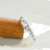 ราคา Gems Heritage : แหวนเพชร0.20ct ลายใบไม้ (rwg534) (11298917271)