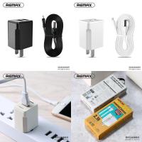 ราคา ชุดหัวชาร์จพร้อมสายชาร์จ Remax USB Charger หัวชาร์จ 2 ช่องรุ่น RP-U28II พร้อมสายแบบ MicroUSB สำหรับ Android (1250501106)