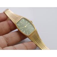 ราคา นาฬิกา Vintage มือสองญี่ปุ่น ladoCharmbord Black Dial ผู้ชาย ระบบ ไขลาน Swiss Made รูปทรงเบาะ 23mm ใช้งานได้ปกติ (28518161347)