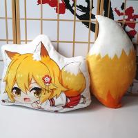 ราคา ตุ๊กตาน่ารัก Xianhui ภรรยาหนุ่ม Miss Fairy Fox ของเล่นตุ๊กตาสองมิติหมอน Fox Tail ตุ๊กตา 52 ซม. Motherland รุ่น (43828608266)